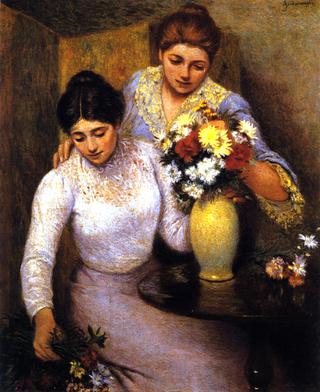 Arranging Flowers