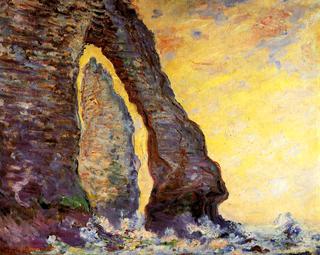 The Rock Needle Seen through the Porte d'Aval