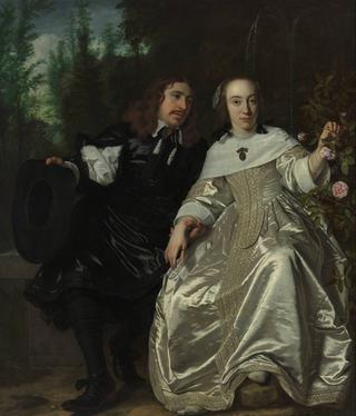 Portrait of Abraham del Court and His Wife Maria de Keerssegieter.