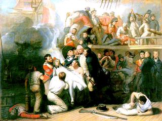 Death of Nelson: Scene on the Deck of HMS 'Victory'