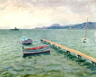 The Arrival of the Mail Boat, Porquerolles