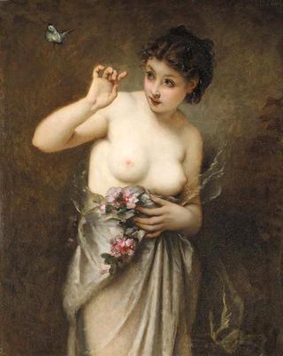 Young Girl with a Butterfly
