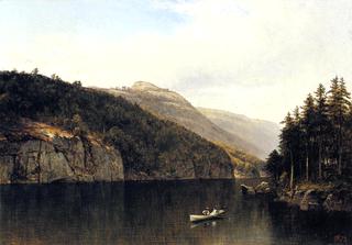 Looking West, from Dollar Island, Lake George