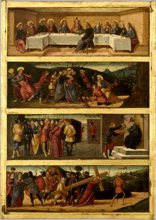 The Last Supper, the Betrayal of Christ, Christ before Pilate, Christ Carrying the Cross