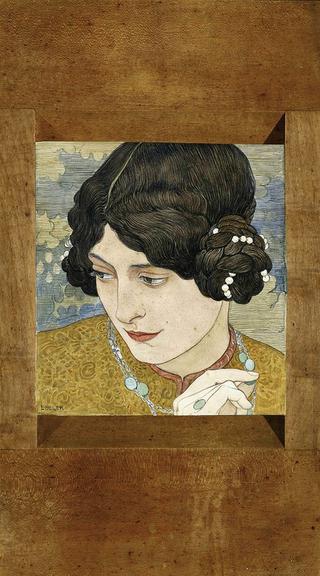 Jeune Fille aux Cheveux Noirs