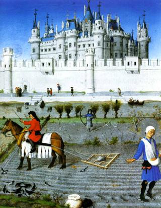 Les Tres Riches Heures du duc de Berry:  (detail from Octobre)