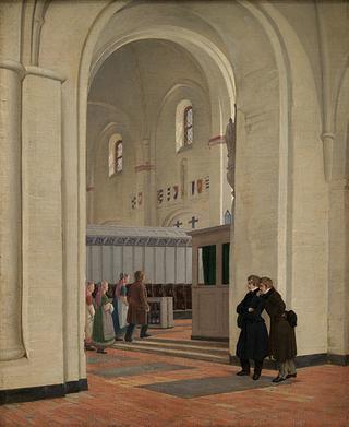 The Interior of St Bendt's Church at Ringsted