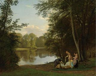 The Village Pond at Hellebaek