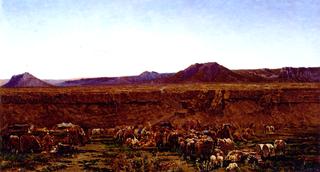 Caravan in the Persian Desert