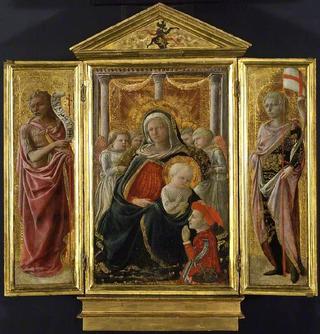 Virgin and Child with Saint John the Baptist and Saint Gregory