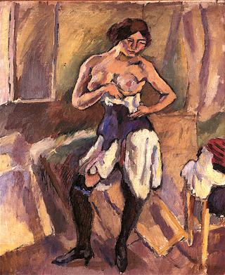 Woman in a Corset