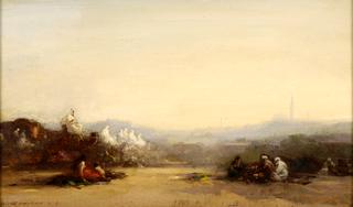 Oriental Market Scene