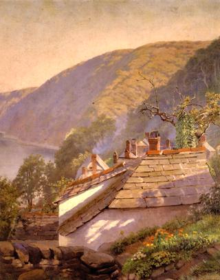 Clovelly, House and Headland