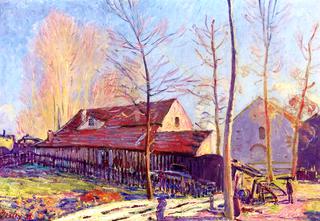 The Mills of Moret, Frost, Evening Effect