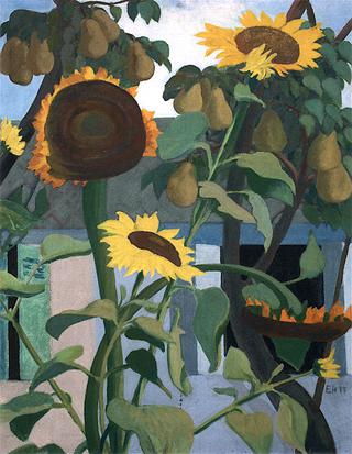Sunflowers and Pears