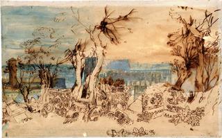 Rome, View of the Colosseum from the Palatine Hill