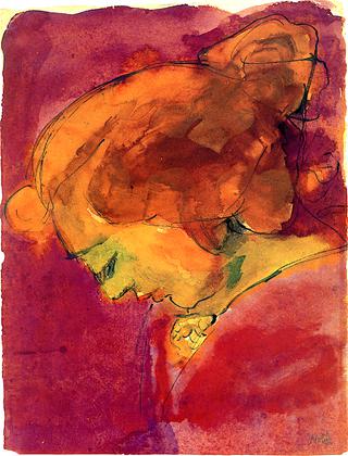 Portrait of a Woman Facing Left