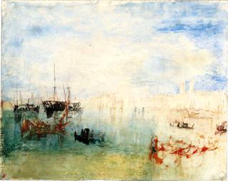 Venice, Shipping Moored off the Riva degli Schiavoni
