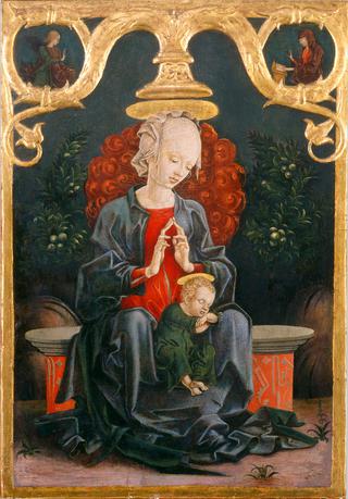 Madonna and Child in a Garden