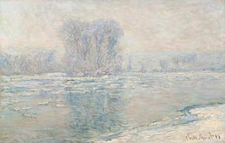 Floating Ice on the Seine