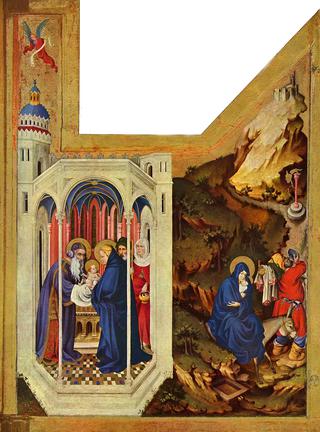 Dijon Altarpiece, The Flight into Egypt (right wing)