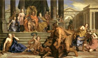 Story of Hercules - Fight between Hercules and Achelous