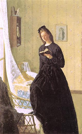 Girl Reading at the Window