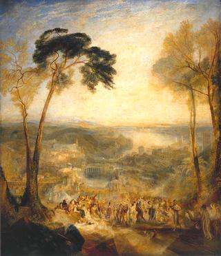 Phryne Going to the Public Baths as Venus - Demosthenes Taunted by Aeschines