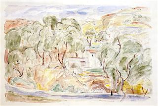 House among Olive Trees