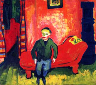 Boy on a Sofa