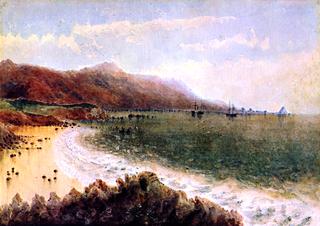 U.S. Steamer Active and Schooner Ewing in Santa Barbara Channel