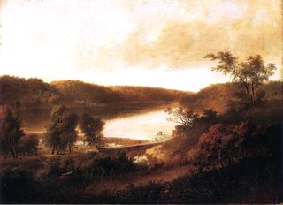 Landscape by the Dam