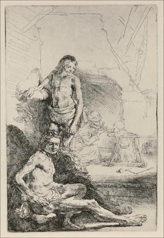 Academical Figures of Two Men