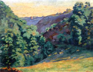 Crozant, the Ravine of the Sedelle at La Folie