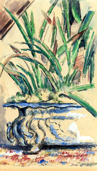 Blue Flowerpot