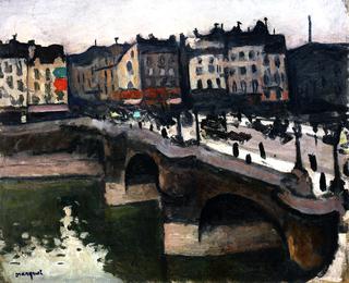 The Pont Neuf, Grey Weather, Paris
