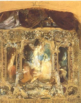 Design for a theater curtain