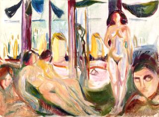 Naked Women by the Sea