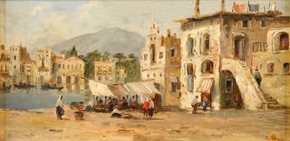 Italian lakeside town