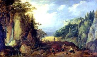 Landscape in the Mountains
