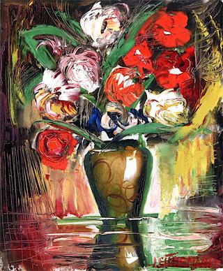 Floral Bouquet in a Vase