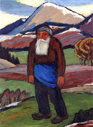 Landscape with Old Man