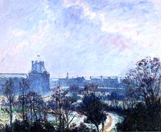 Garden of the Louvre: Snow Effect