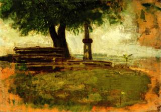 The Tree (Study for Mending the Net)