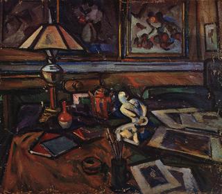 Still Life with a Lamp