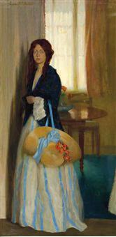 Woman with Sunhat