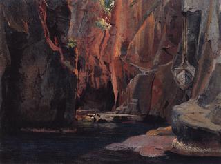 Mountain Gorge in Carrara