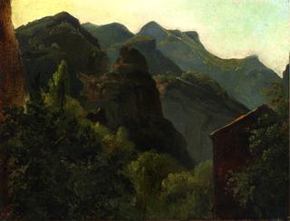 Side of the Valley of Saint-Vincent (Auvergne)