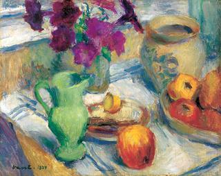 Still life with Tablecloth