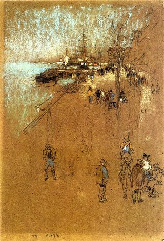 The Zattere, Harmony in Blue and Brown